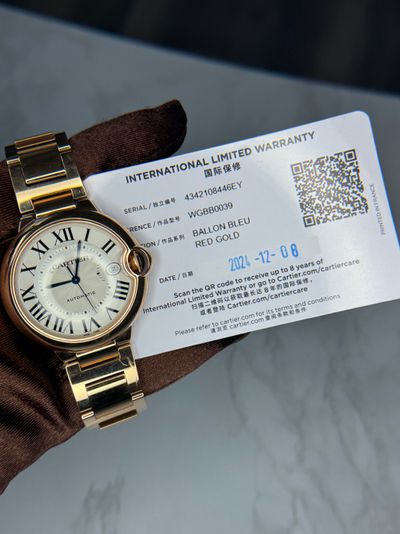 Cartier Ballon Bleu RG 40mm
